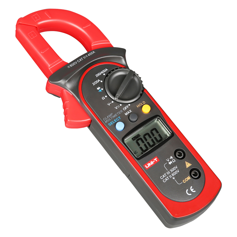 UNI-T UNI T Digital Clamp Meter DC AC Current UT201 UT202 UT203 UT204 UT202A UT204A Series 400A-600A Power Clamp Multimeter Tester Ammeter