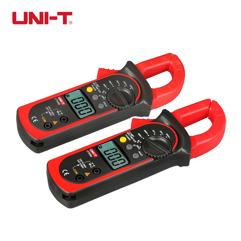 UNI-T UNI T Mini Digital Clamp Meter UT200A UT200B AC Current DC Voltage Tester Handheld Amper Meter Current Clamp Pincers