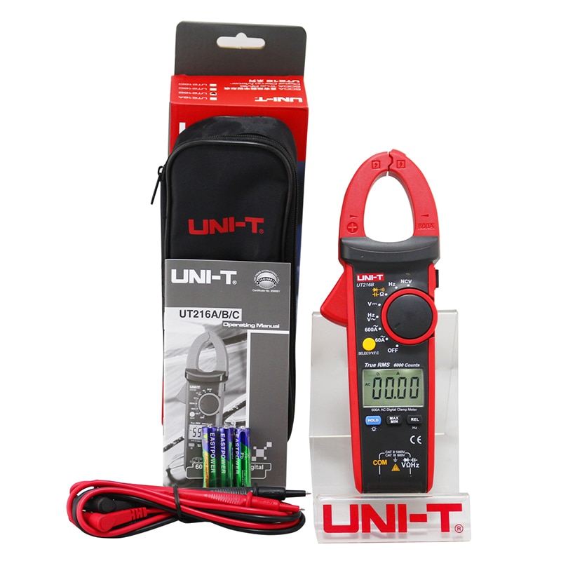 UNI-T UT216B 600A Digital Clamp Meters NCV  V.F.C Diode LCD Backlight  LCD Display Work Light
