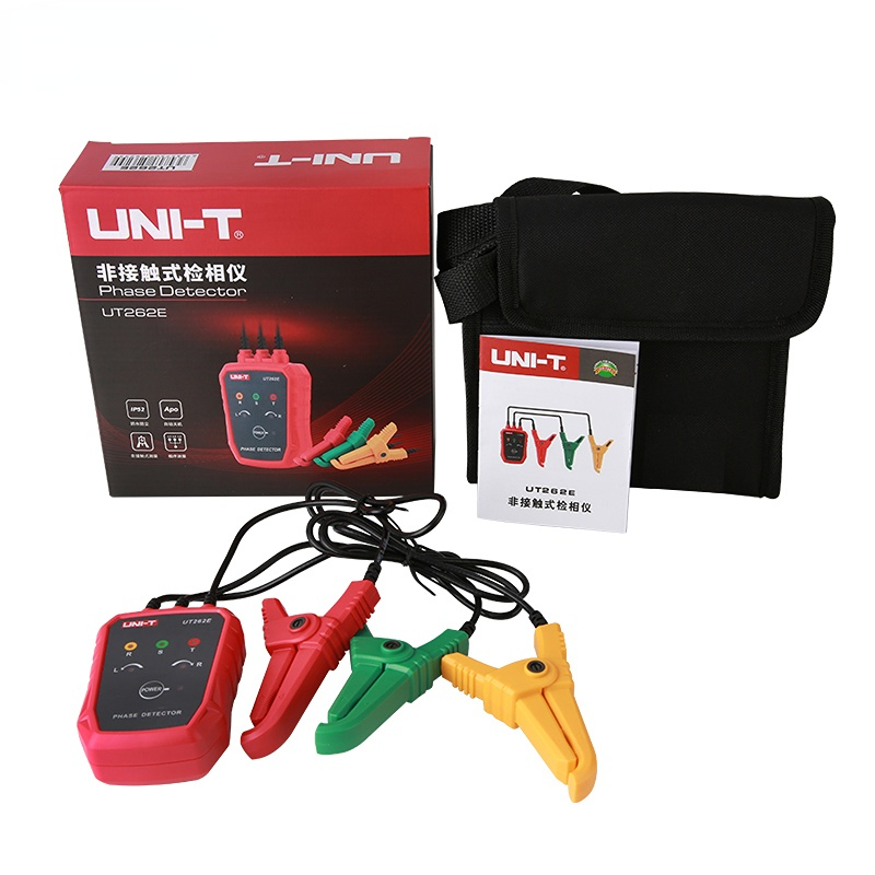 UNI-T UT262E Non-Contact Three Phase Detector Rotation Tester Phase Sequencer Breaker Finder 70V-1000V AC LED Buzzer Indication