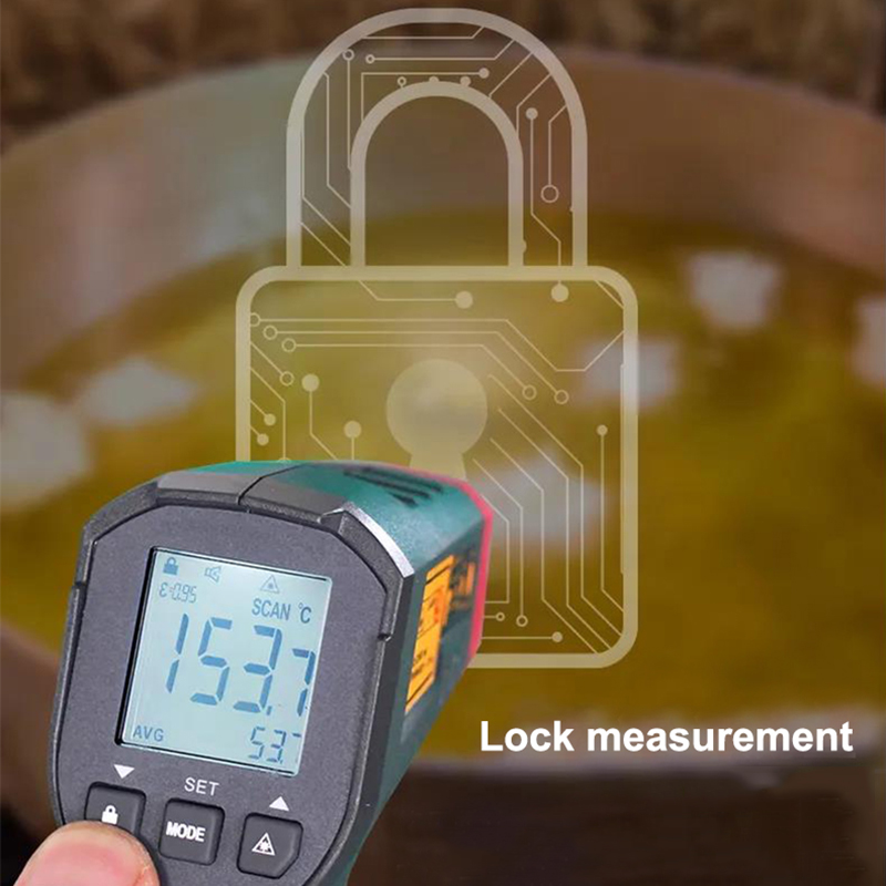 UNI-T UT306S UT306C Digital Infrared Thermometer Non-contact Laser Thermometer Gun Temperature Tester -50-500