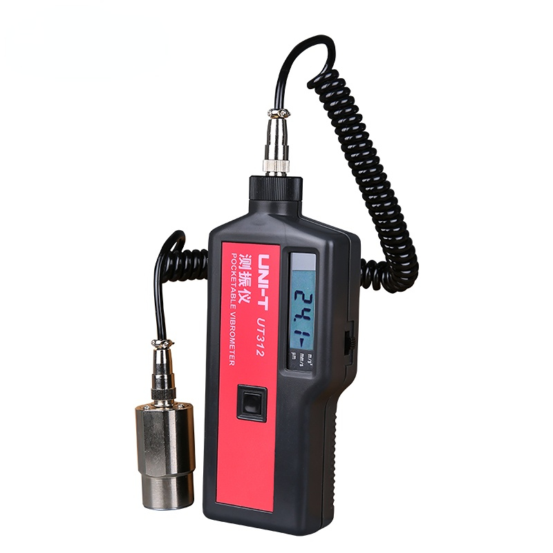 UNI-T UT312 Digital Vibrometer Portable Split Vibration Meter Acceleration Velocity Displacement Measurement Tester