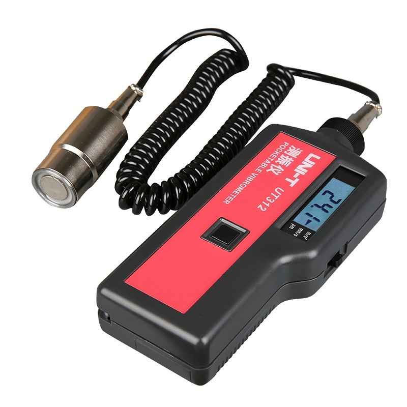 UNI-T UT312 Digital Vibrometer Portable Split Vibration Meter Acceleration Velocity Displacement Measurement Tester