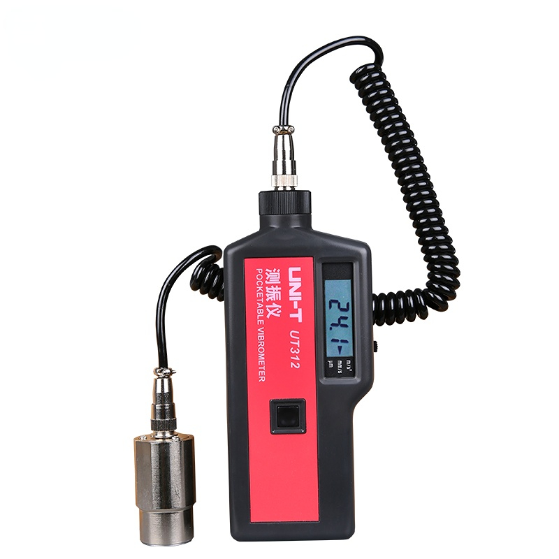 UNI-T UT312 Digital Vibrometer Portable Split Vibration Meter Acceleration Velocity Displacement Measurement Tester
