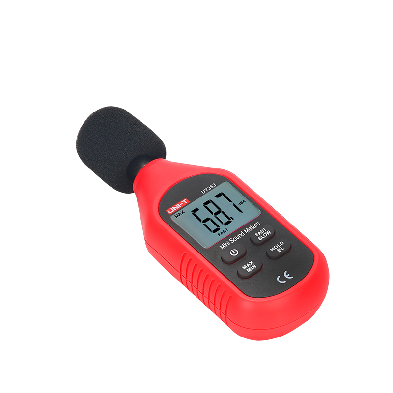 UNI-T UT353 Digital Sound Level Meter Noisemeter 30-130dB Decibel Tester Noise Audio detector Volume Measuring Instrument