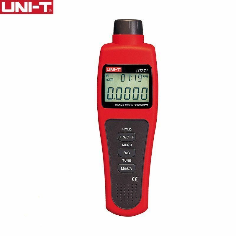 UNI-T UT371 Handheld Non-Contact Tachometers RPM Range 10~99999 MAX/MIN/AVG Target Speed Measuring Instruments
