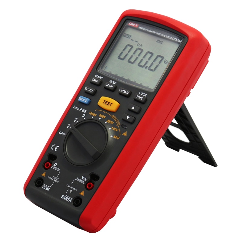 UNI-T UT505A 1000V Digital Handheld True RMS Megger Insulation Resistance Meter Tester Multimeter Ohm Voltmeter  Megohmmeter