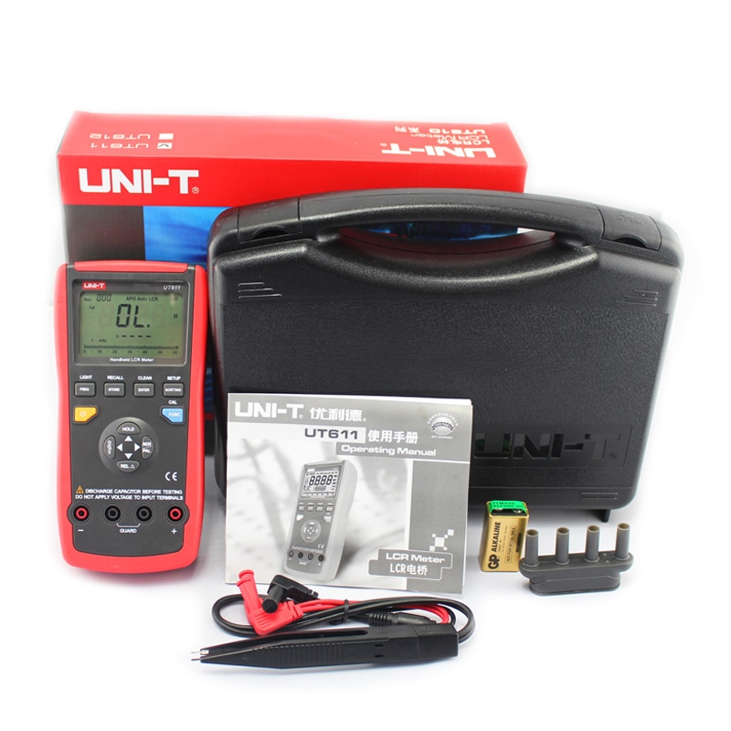 UNI-T UT611 LCR Meters Inductance Capacitance DIY Tools Resistance Phase Angle Multimeters Matching