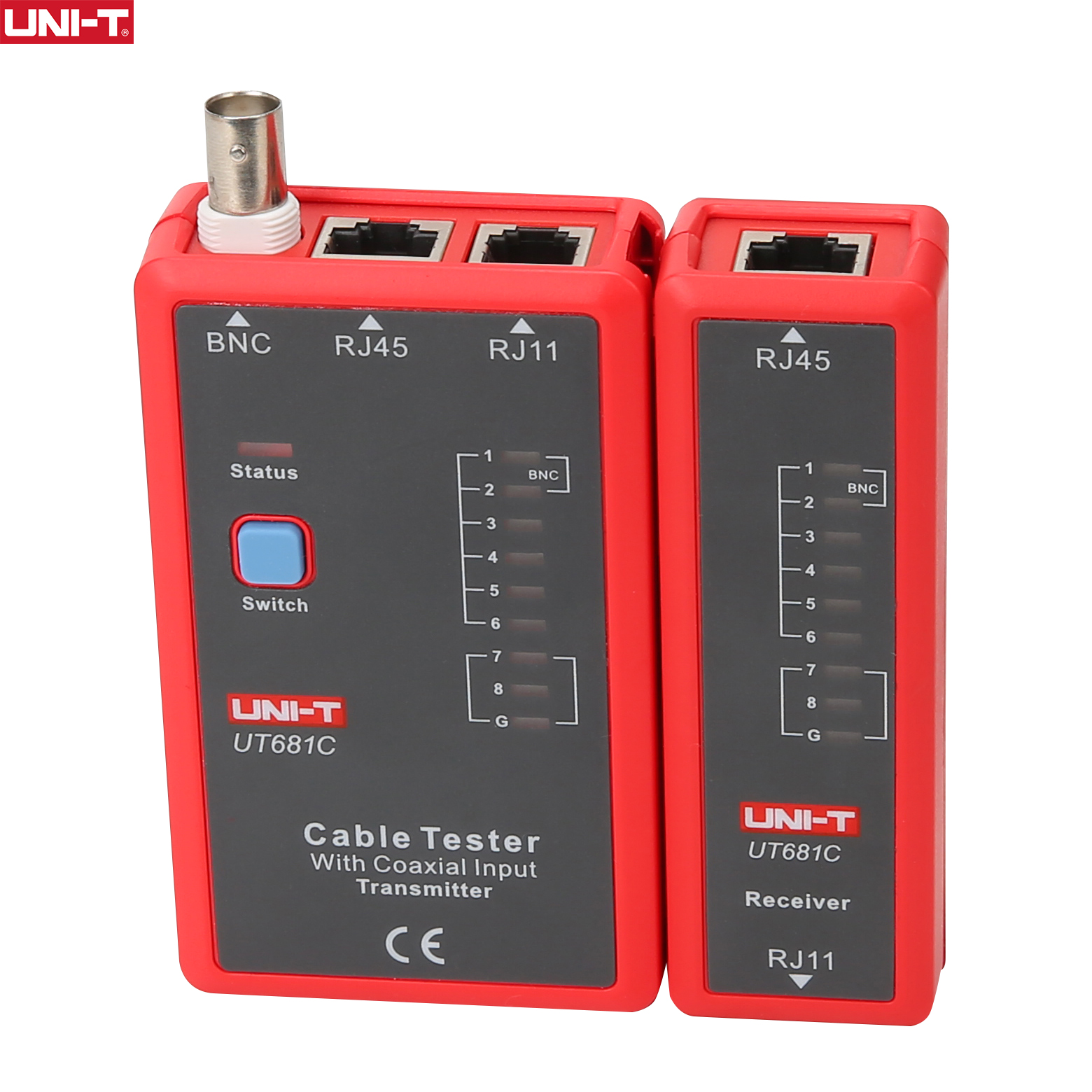 UNI-T UT681C Professional Cable Tester Network RJ45 RJ11 BNC Telephone Wire Tracker Ethernet LAN Detector Line Finder