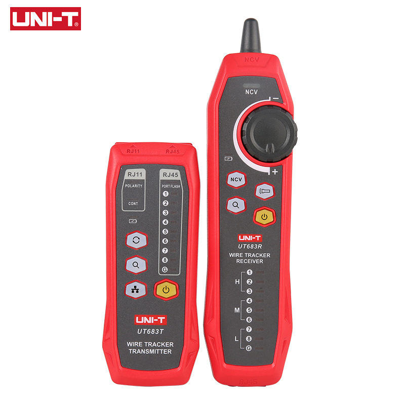 UNI-T UT683KIT Lan Tester Network Wire Tracer Cable Tracker RJ45 RJ11 Telephone Line Finder Repairing Networking Tool