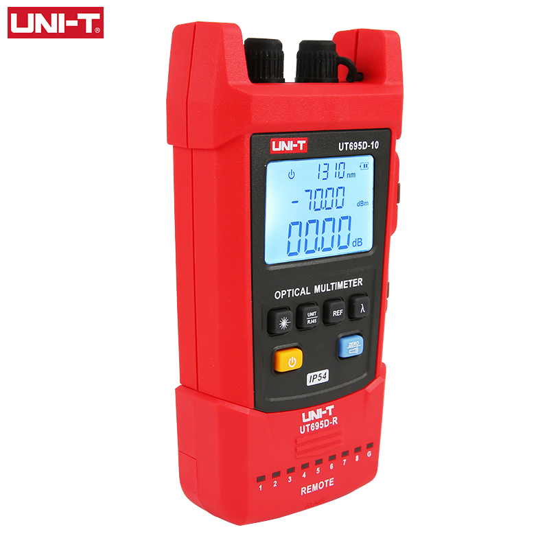 UNI-T UT695D-10 Fiber Optical Multimeter Tool Optical Power Meter Visual Fault Locator -70~3dBm Network Cable Test 8-10km