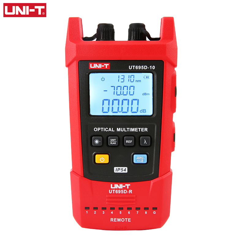 UNI-T UT695D-10 Fiber Optical Multimeter Tool Optical Power Meter Visual Fault Locator -70~3dBm Network Cable Test 8-10km