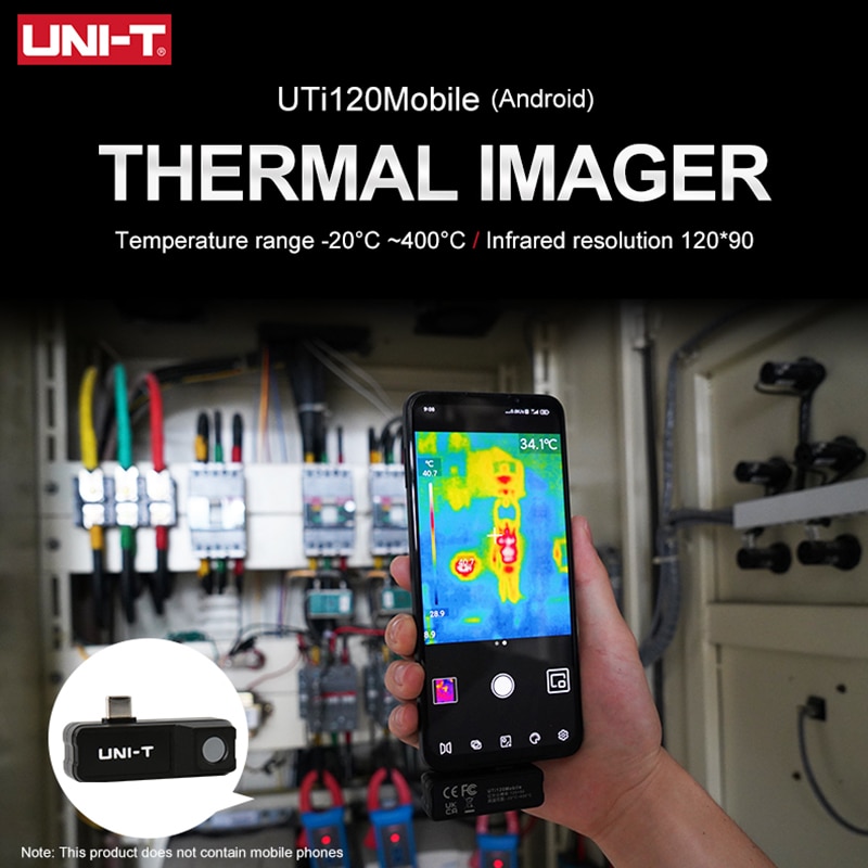 UNI-T UTi120 Mobile 10800 Pixel Infrared Thermal Imager Camera For Android Phone Thermographic Digital Infrared Thermometer
