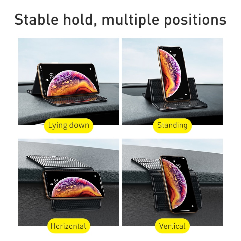 Universal Car Anti Slip Mat For Car Dashboard Auto Multi-Function Phone Coins Gel Sticky Pad Non Slip Mats Car Gadget