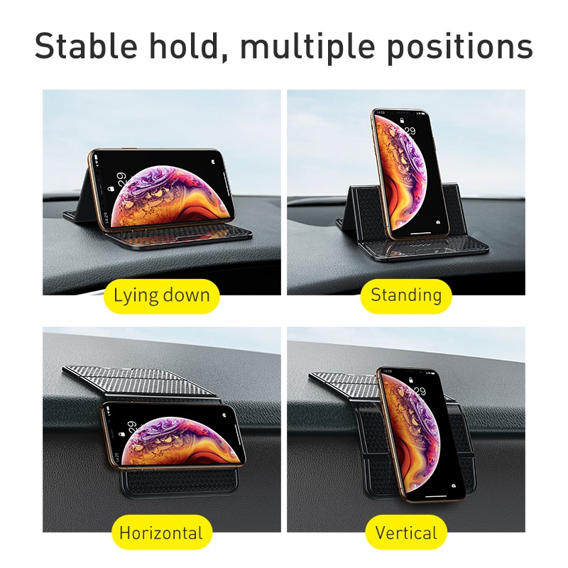 Universal Car Anti Slip Mat For Car Dashboard Auto Multi-Function Phone Coins Gel Sticky Pad Non Slip Mats Car Gadget