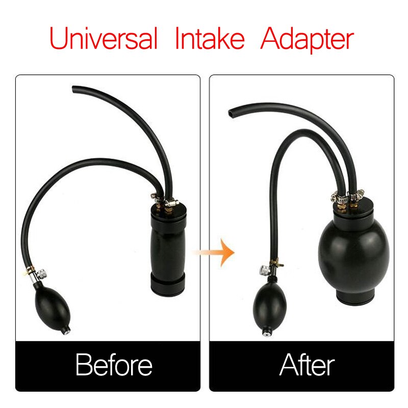 Universal Quick Intake Adaptor Quick Seal Intake / Exhaust Adapter For Automotive Machine Smoke Leak Detector Diagnostic Tool