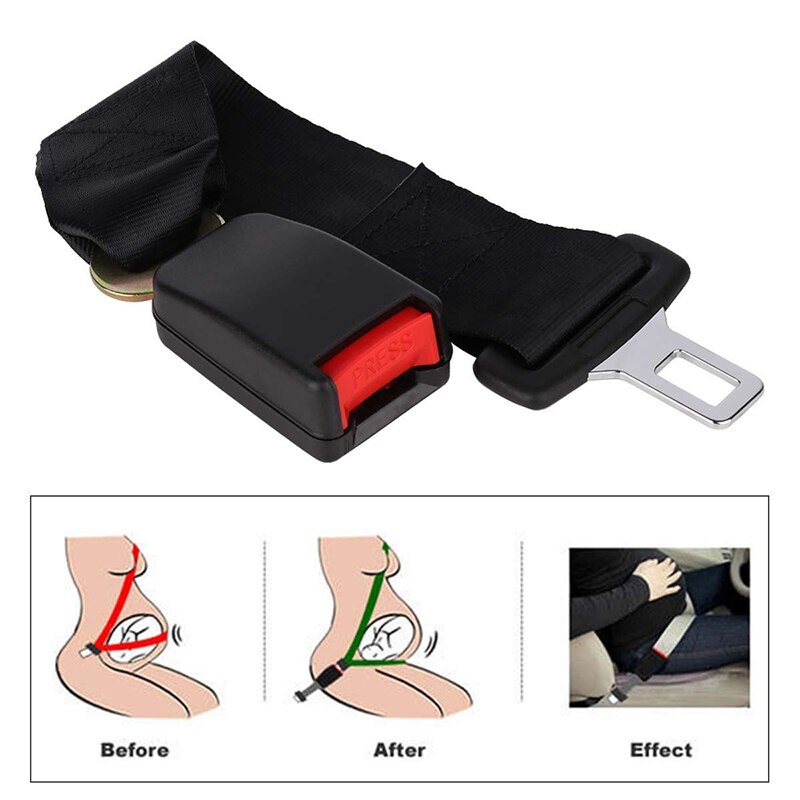 Universal Seat Belt Cover Car Safety Belt Extender 3 Size Seat Belt Extension Plug Buckle Seatbelt Clip Auto Accessories