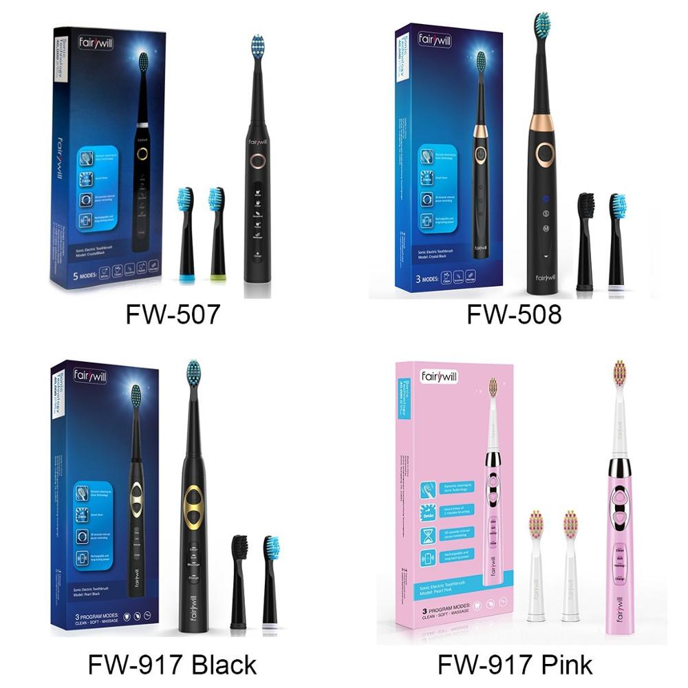 USB Cable Charger for Fairywill Sonic Electric Toothbrush Black for Toothbrushes Model FWP11, FW507, FW508, FW917