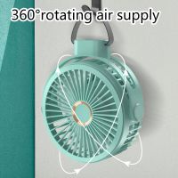 5000/10000mAh USB Rechargeable Ceiling Fan Hanging Fan for Camping Tent Bed Home Travel climb mountain dorm room J23 21