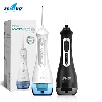 USB Rechargeable Water Flosser Oral Irrigator Dental Portable 3 Modes 200ML Tank Water Jet Waterproof IPX7 Home