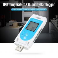 USB Temperature Humidity Data Logger Reusable RH TEMP Datalogger Recorder Humiture Recording Meter with 32,000 Record Capacity