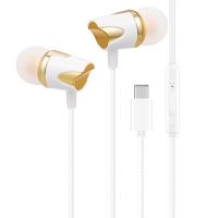USB Type-C Wired Earphones Portable In-Ear Headphones Line Control With Mic for MI8/ 8SE/6/Note 3/MIX 2 for LE 2/3 Series