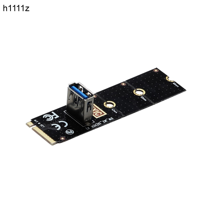 NGFF M.2 Slot To USB3.0 PCI-E Riser Card M2 Slot Extender Adapter For BTC/ETH Mining