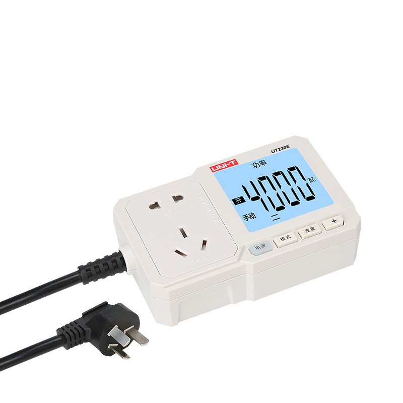UNI-T UT230E Outlet Socket Testers Power Consumption Watt Energy Meter Electricity Analyzer Monitor Power Meters
