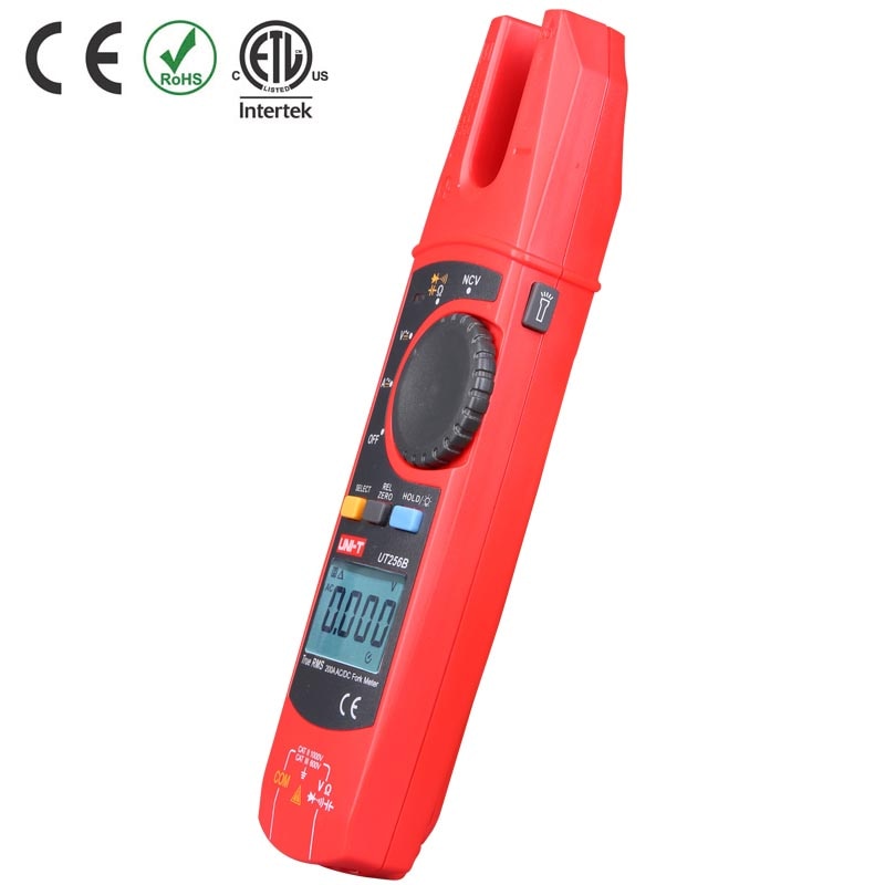 ut256b true RMS LCD digital Fork Meter 200A large current AC DC Clamp ammeter NCV current resistance capacitance test