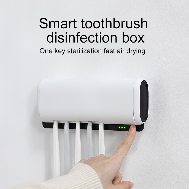 UV Electric Toothbrush Sterilizer Box USB Rechargeable Automatic Toothbrush Sterilizer Holder CleanerAnti Bacteria Oral Care
