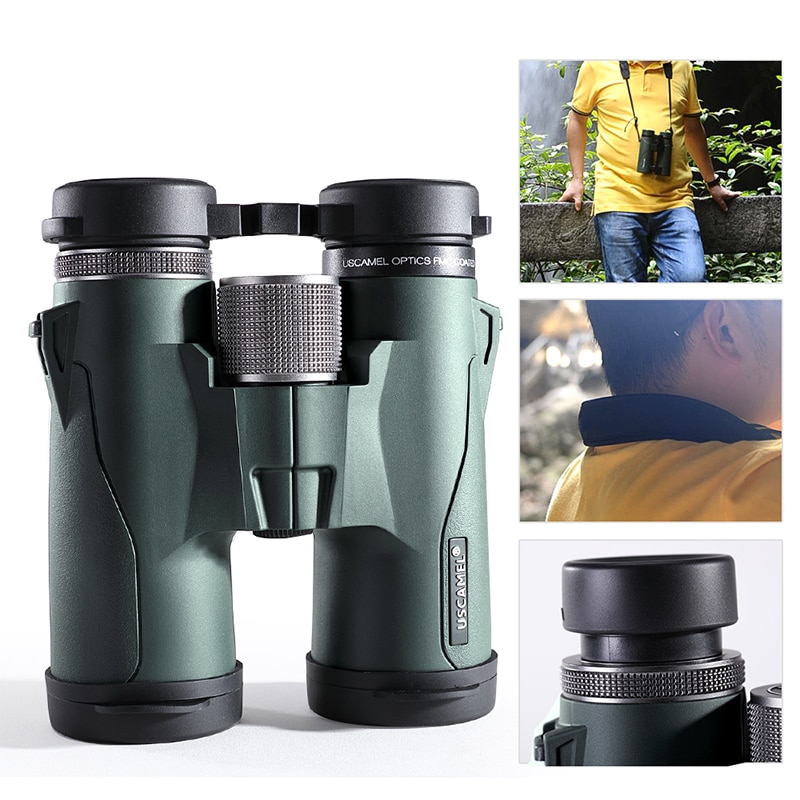 UW077 10x42 8x42 HD BAK4 Binoculars Military High Power Telescope Professional Hunting Outdoor Sports Bird Watching Camping