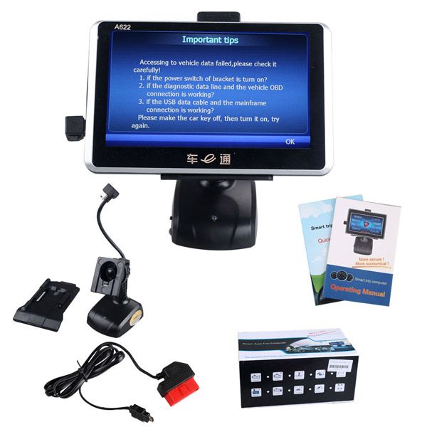 V-checker A622 Trip Computer & GPS Navigator & TPMS & Oil Statistics