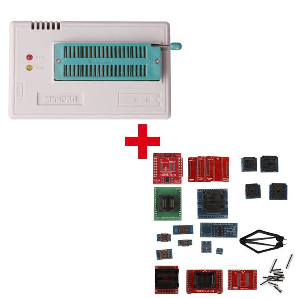 Newest V6.5 TL866cs USB Programmer Plus Full Set 21pcs Socket Adapters for TL866A EEPROM Programmer