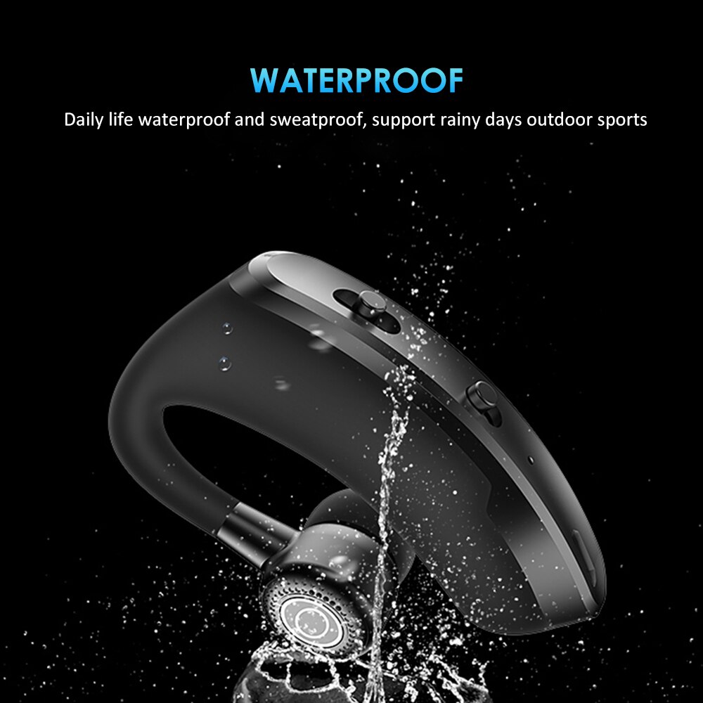 V9 Handsfree Wireless Bluetooth Earphones Noise Control Business Wireless Headset with Mic for Driver Sport iPhone Smartphones