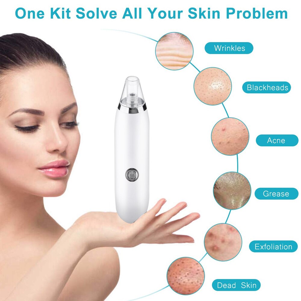 Vacuum Pore Cleaner Face Cleaning Blackhead Acne Removal Suction Black Spot Cleaner Facial Cleansing Cosmetology Face Machine