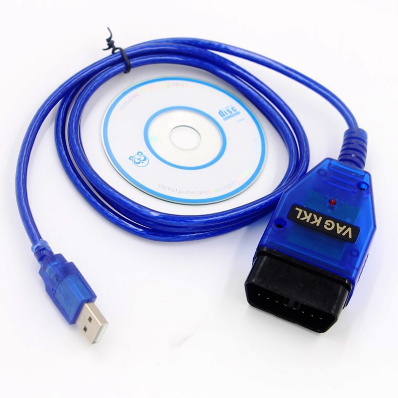 VAG-COM 409.1 Vag Com 409Com vag 409.1 kkl OBD2 USB Diagnostic Cable Scanner Interface For VW Audi Seat Volkswagen Skoda