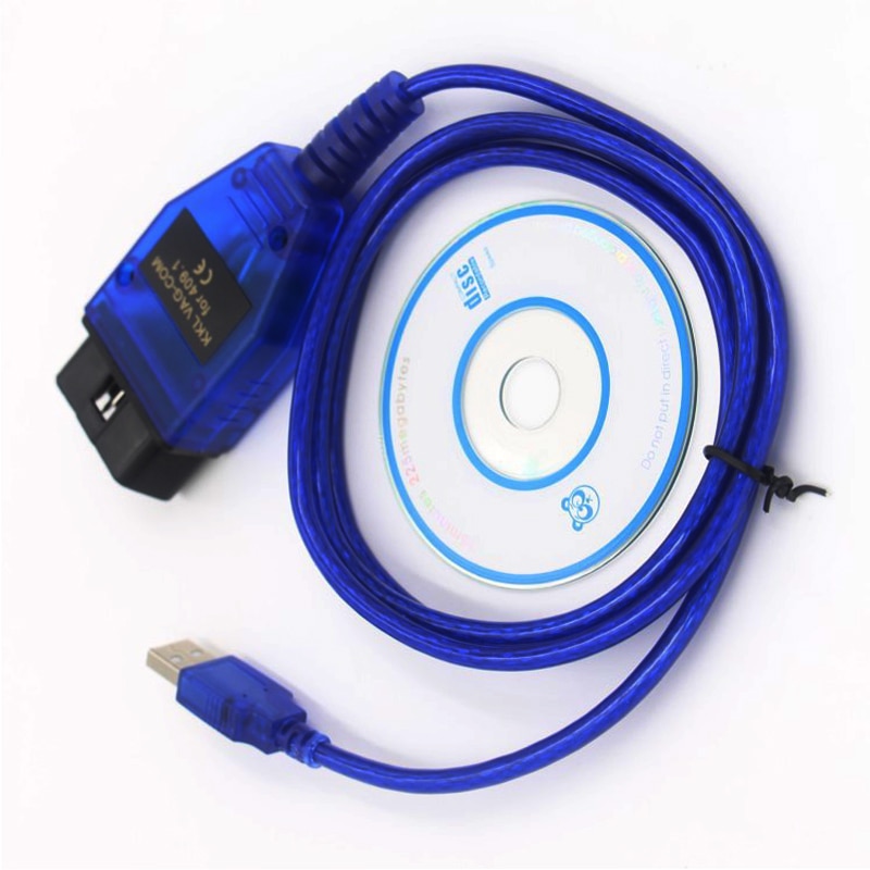 VAG-COM 409.1 Vag Com 409Com vag 409.1 kkl OBD2 USB Diagnostic Cable Scanner  Interface For VW Audi Seat Volkswagen Skoda