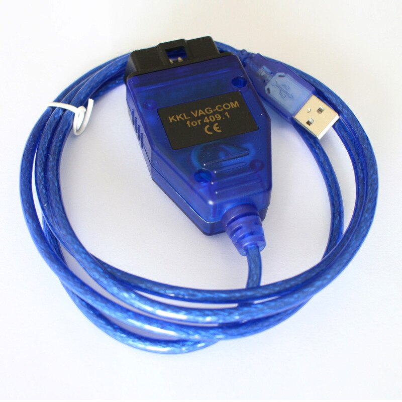 VAG-COM 409.1 Vag Com 409Com vag 409.1 kkl OBD2 USB Diagnostic Cable Scanner  Interface For VW Audi Seat Volkswagen Skoda