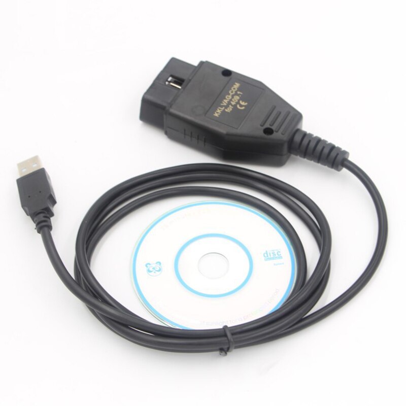 VAG-COM 409.1 Vag Com 409Com vag 409.1 kkl OBD2 USB Diagnostic Cable Scanner  Interface For VW Audi Seat Volkswagen Skoda