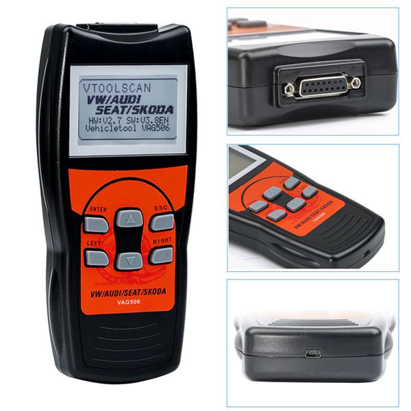 Latest V-A-G506 V-A-G Professional Scan Tool with Oil Reset and Airbag Reset Function