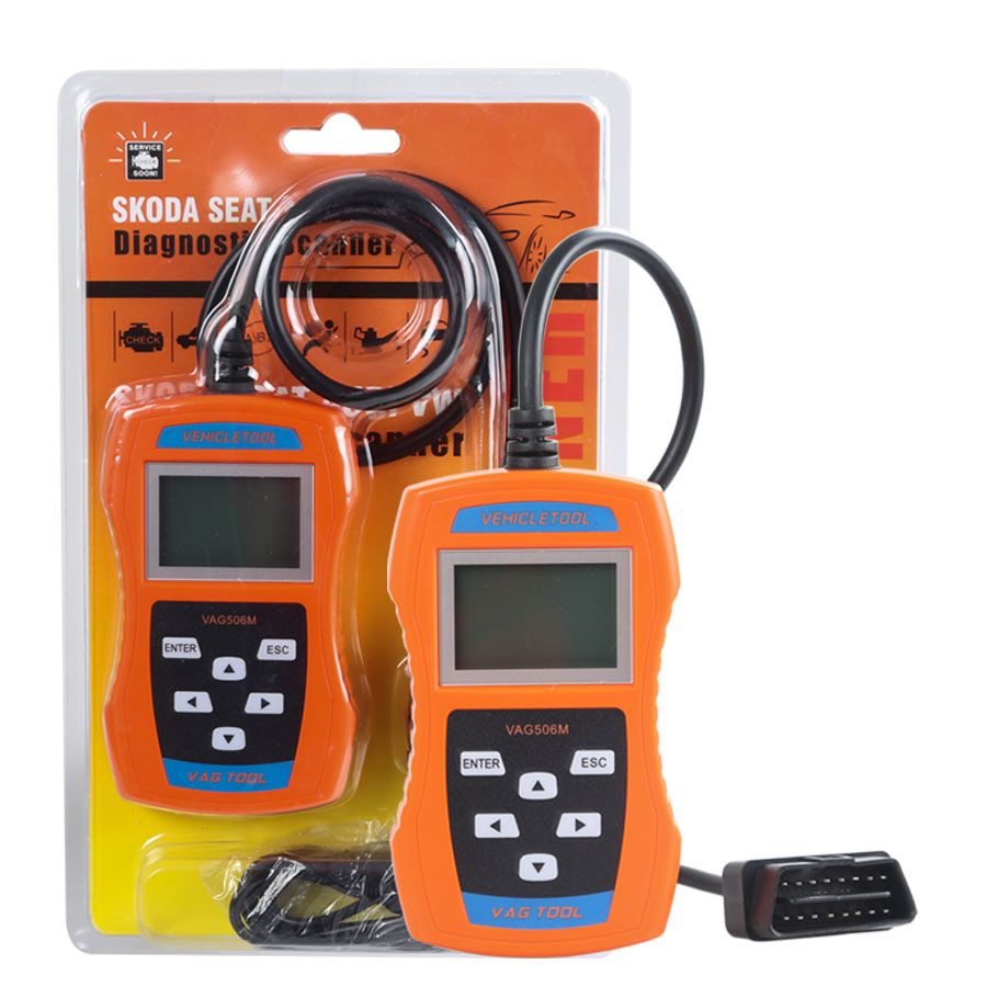 V-A-G506M VW/AUDI/SEAT/SKODA V-A-G Code Reader Supports TP-CAN and New UDS Protocol