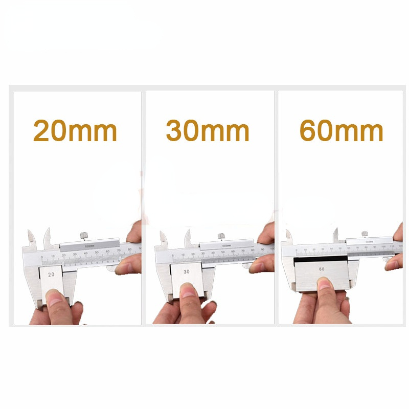 Mini Vernier Caliper 70mm 100mm 150mm 200mm 300mm steel Hardened Metric Machinist vernier caliper thickness gauge mikrometre