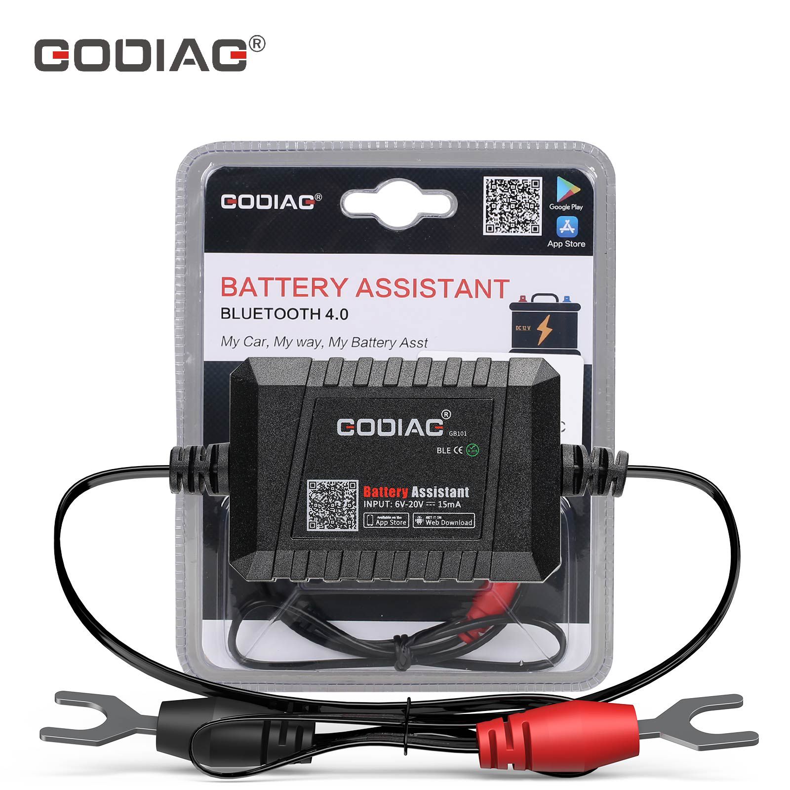 Vgate Battery Assistant BlueTooth 4.0 Wireless 6~20V Automotive Battery Load Tester Diagnositic Analyzer Monitor for Android & iOS