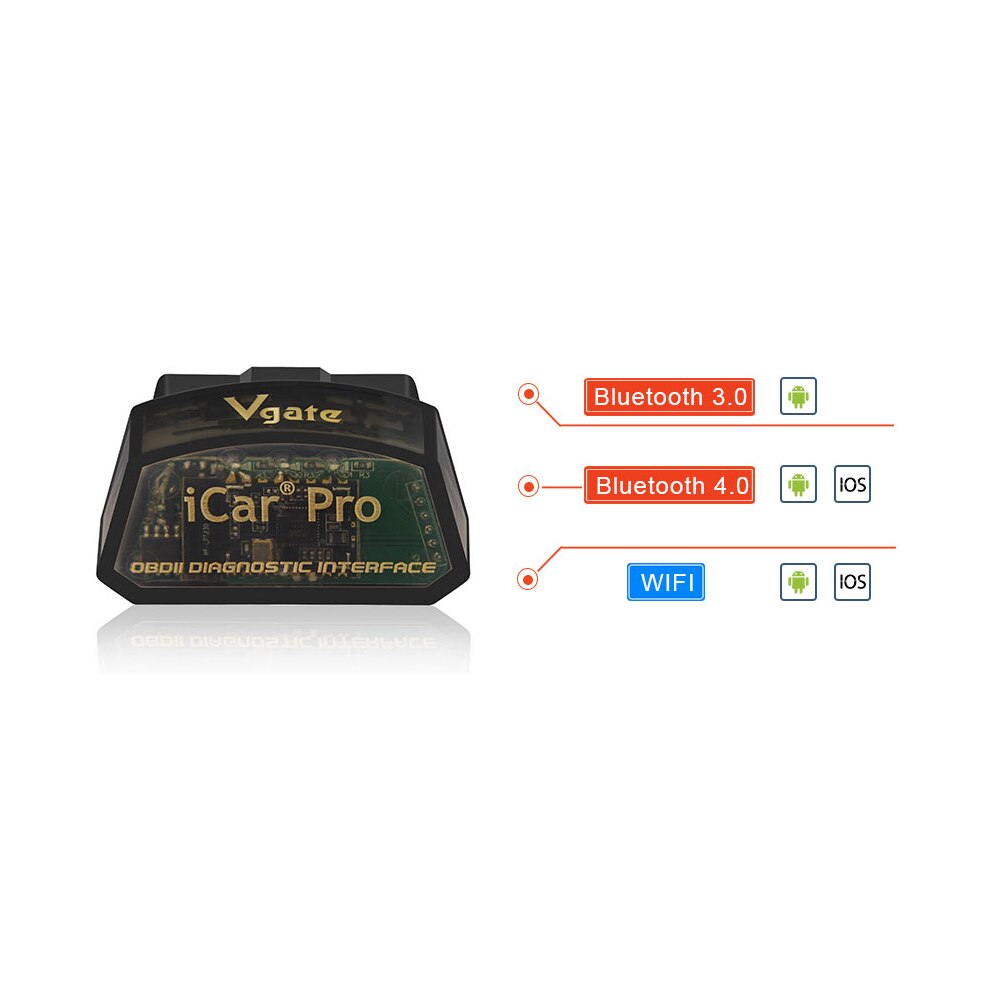 Vgate iCar Pro Bluetooth 4.0 OBDII scanner for Android & iOS