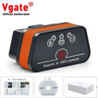 Vgate Icar2 Bluetooth BT3.0 ELM327 V2.1 Code Reader OBD2 Scanner ELM 327 icar 2 Diagnostic Tool Android/PC Torque for OBDII Vehicles