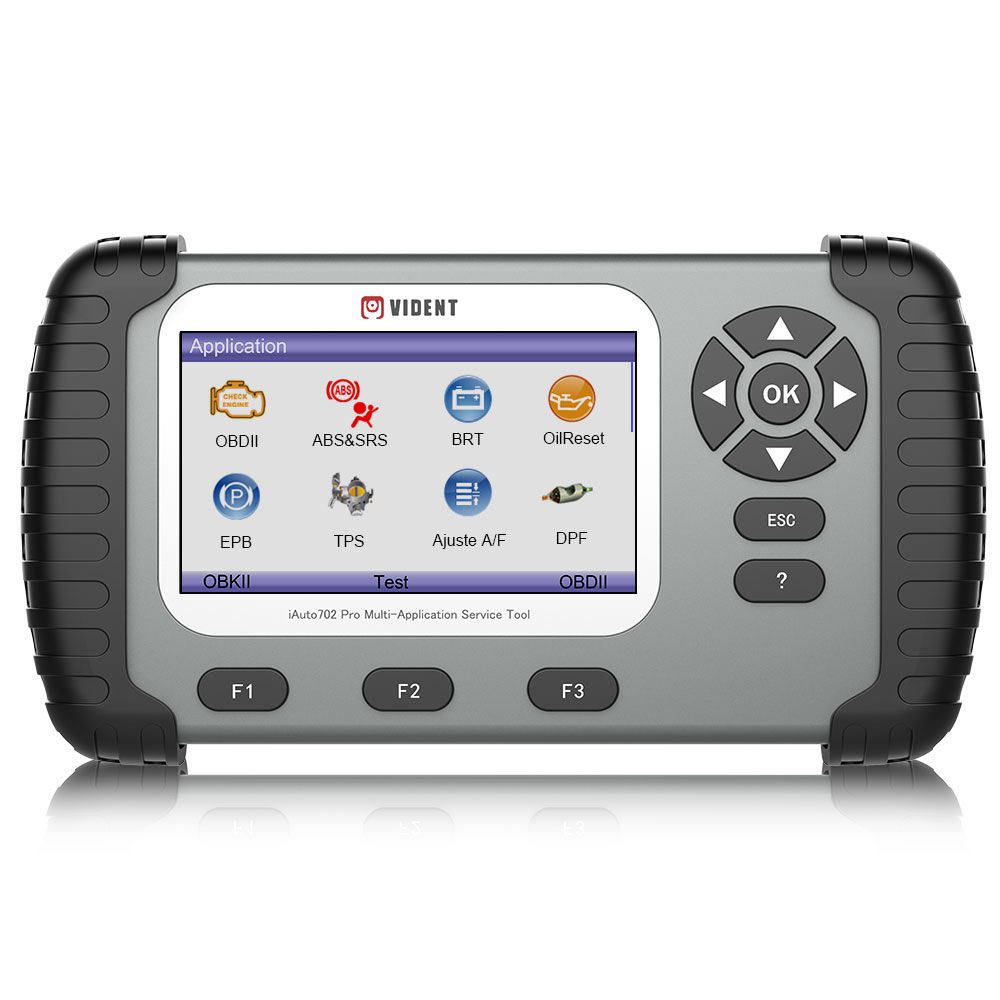 VIDENT iAuto 702 Pro Multi-applicaton Service Tool Support ABS/SRS/EPB/DPF Update to 19 Maintenances 3 Years Free Update Online Car Diagnostic Tool