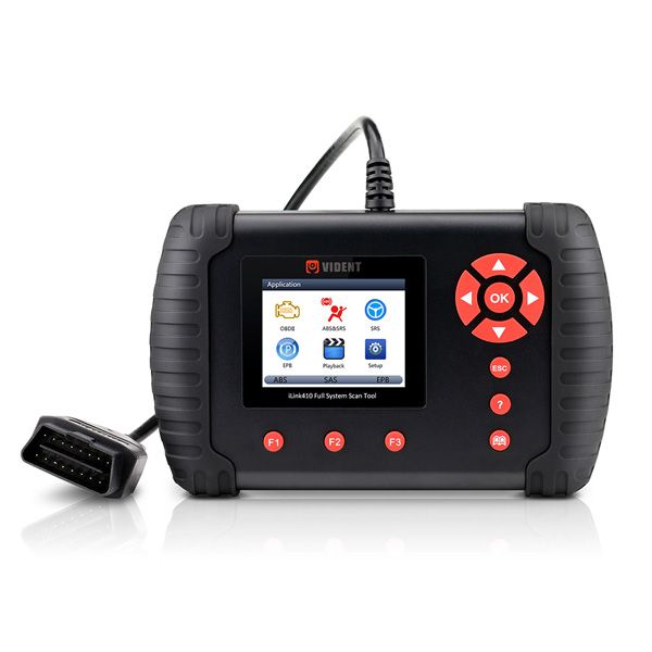 Vident iLink410 Auto Diagnostic Tool OBDII Scanner Support ABS SRS SAS EPB ABS Bleeding Special Services