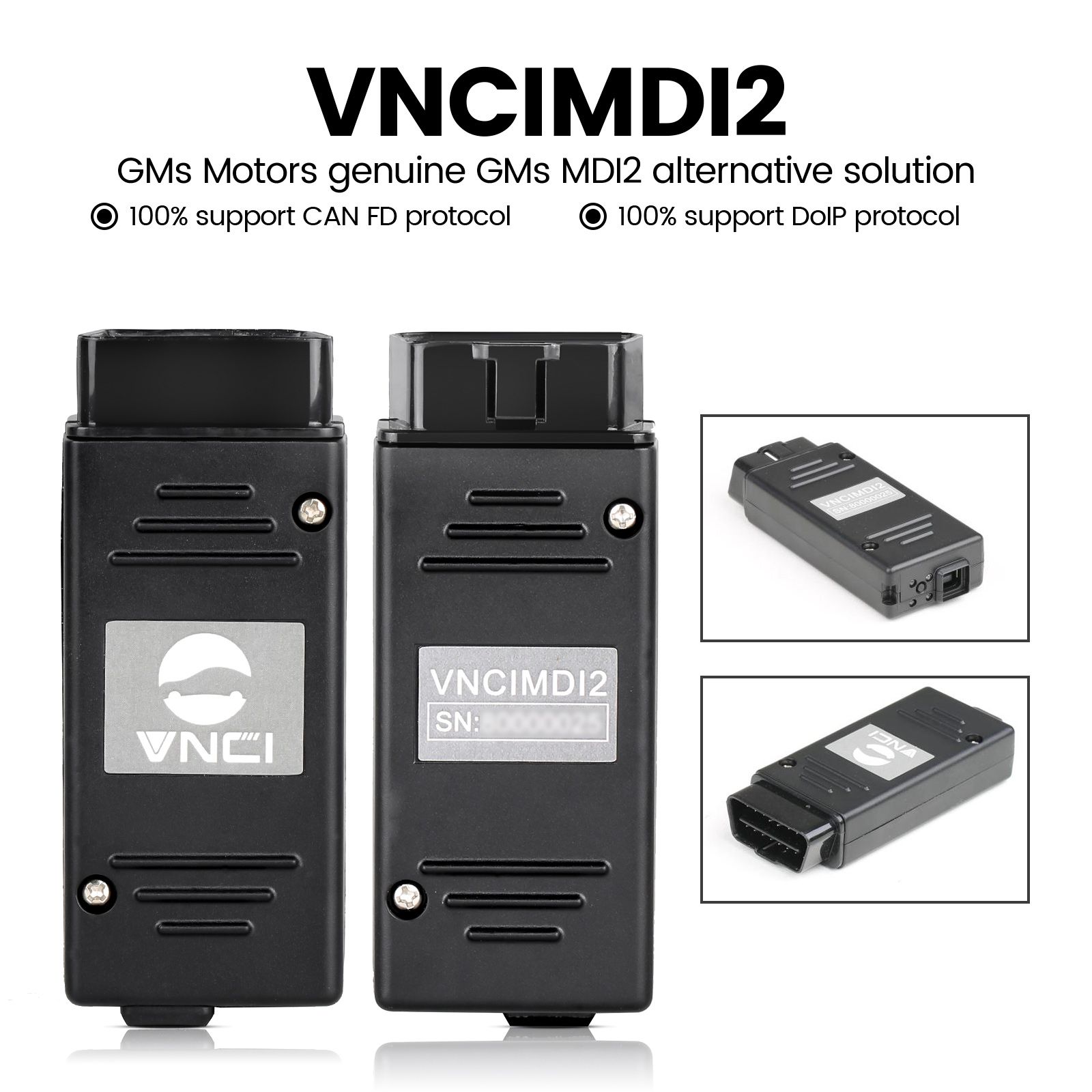2024 VNCI MDI2 Diagnostic Interface for GM Support CAN FD/ DoIP For GMS From 1996