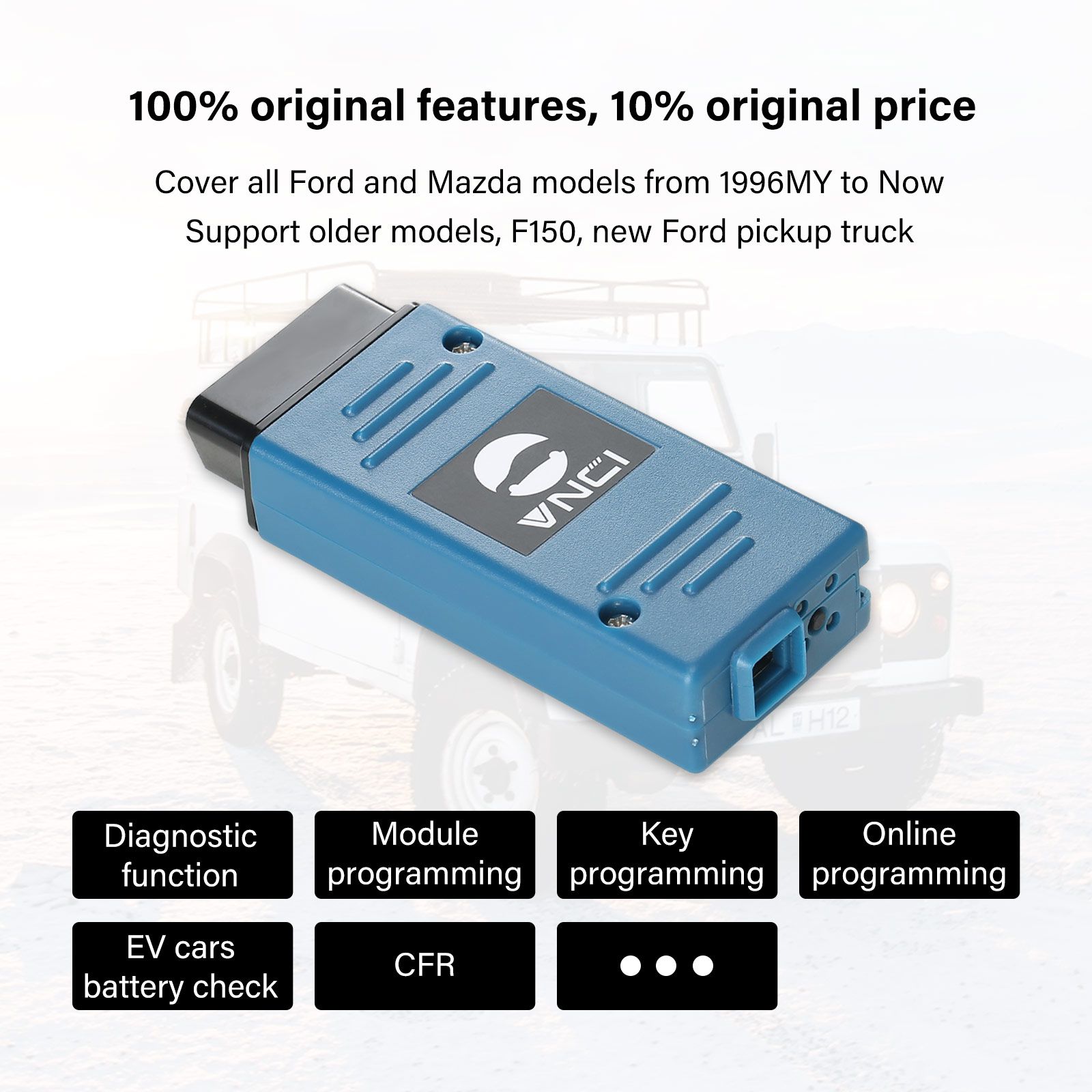 2024 VNCI VCM3 Diagnostic Scanner for New Ford Mazda Supports CAN FD DoIP