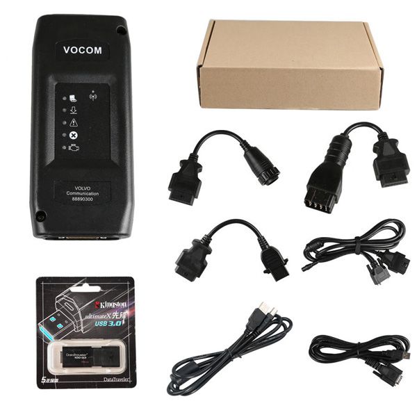 VCADS Volvo 88890300 Vocom Interface PTT 2.03.20 for Volvo/Renault/UD/Mack Truck Diagnose